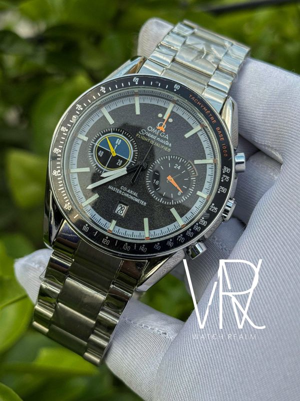 OMEGA SPEEDMASTER PILOT CHAIN BLACK DIAL