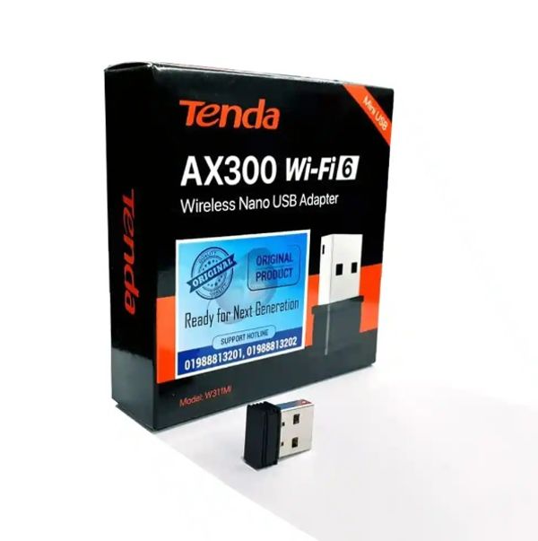 Tenda W311MI AX300 Wi-Fi 6 Wireless Nano USB Adapter