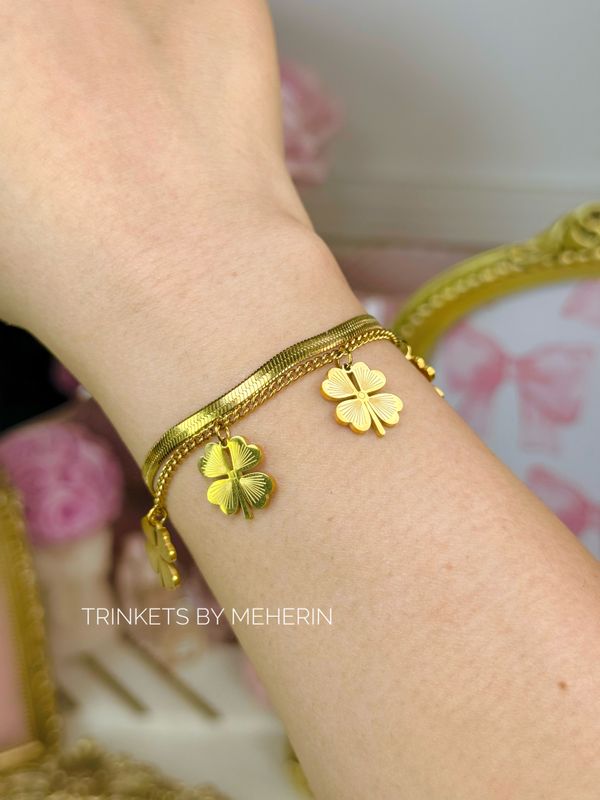 Five radiation flower bracelet