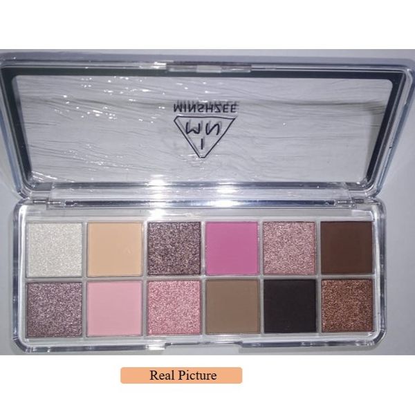 12 Colors Eyeshadow Palette Natural Long-lasting Waterproof Makeup Cosmetic - Image 4