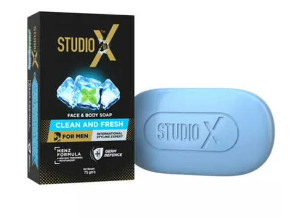 Studio X Clean & Fresh Soap For Men 75 gm