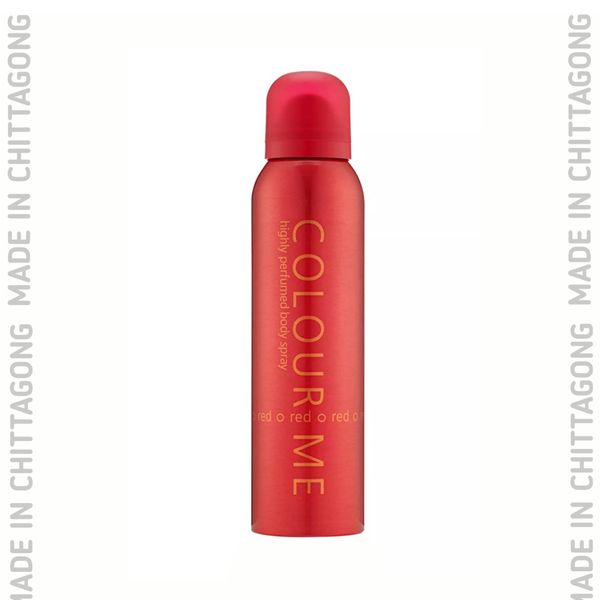 Colour Me Body Spray Red for Women Size: 150ml