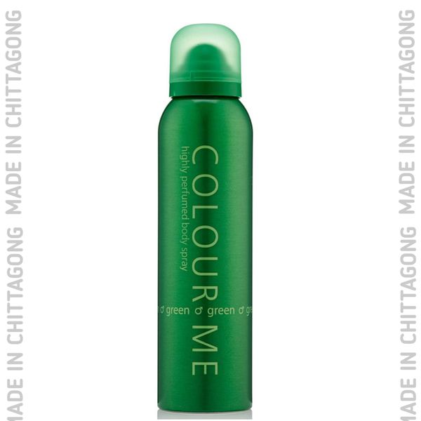 Colour me [Green] body spray 150ml (England)