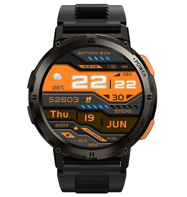 Kospet Tank T2 Smart Watch Special Edition – Black Color