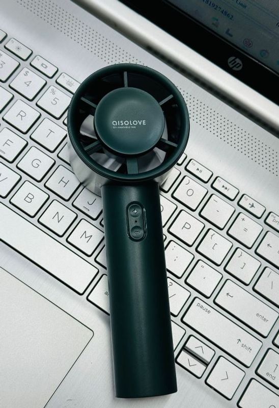 Xiaomi AISOLOVE F01 Handheld Turbo Fan (2000mAh Battery) – Green Color