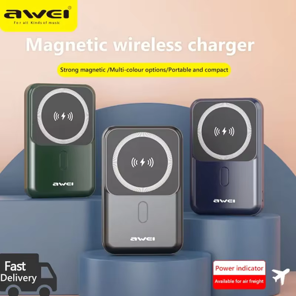 Awei P139K 10000mah 22.5 Wireless Magnetic Charger
