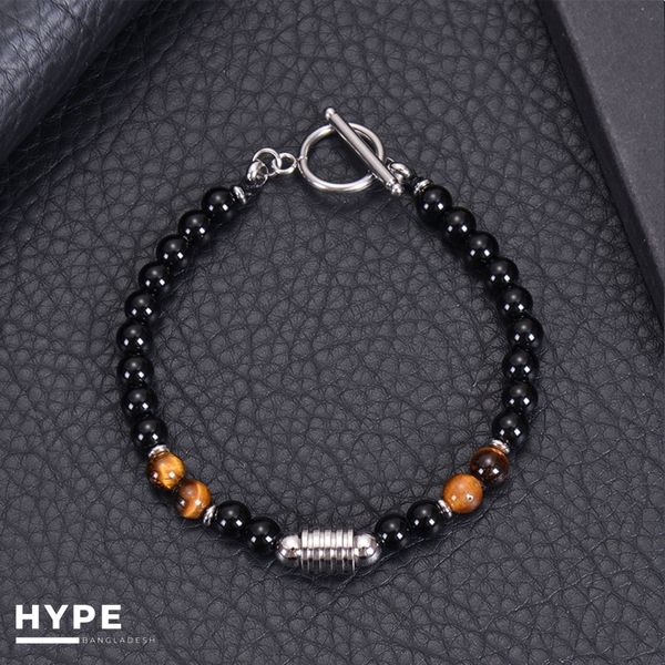 Tiger’s eye beaded bracelet for men