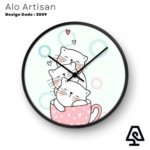 Cup of Cuteness Clock