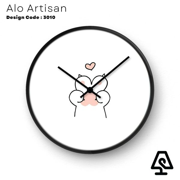 Paw of Love Wall Clock