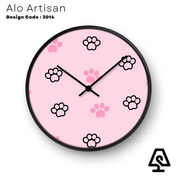 Pawfect Time Wall Clock