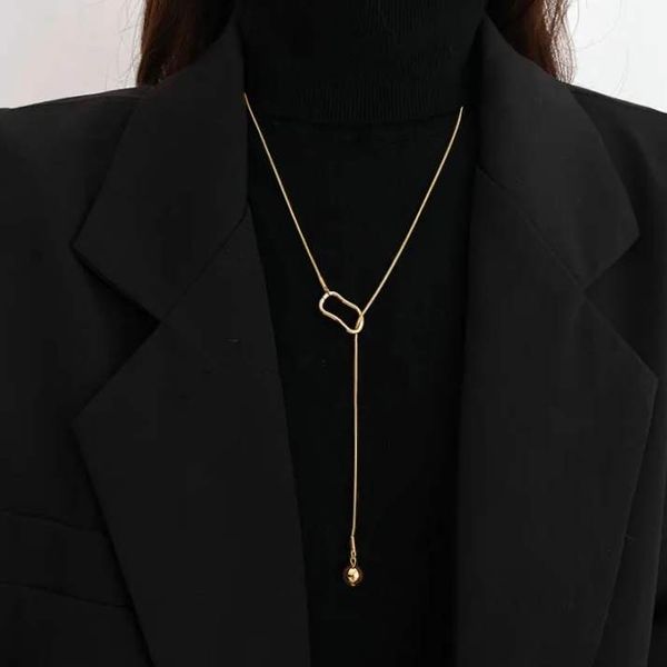 Simple Design Rhinestone Zircon Necklaces For Women Luxury