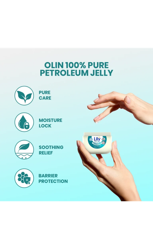 Lily Olin Petroleum Jelly 100% Pure 100ml - Image 2