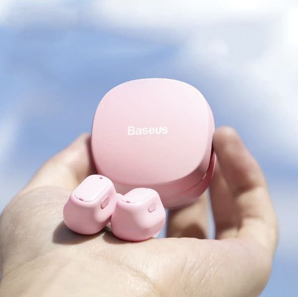 Baseus Bowie WM01 TWS True Wireless Bluetooth Earphones Pink- 3 Months Replacement Guarantee