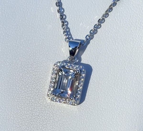 Pink Square Shape pendant