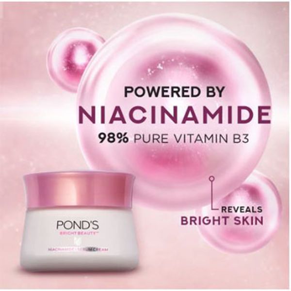 POND'S Bright Beauty Anti-Spot Serum Cream with Niacinamide and SPF 15 PA++, Fades Dark Spots