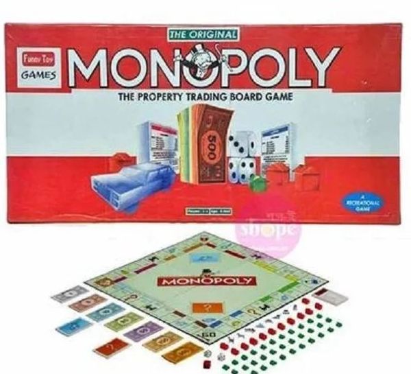 Monopoly Banking Paper Board Game