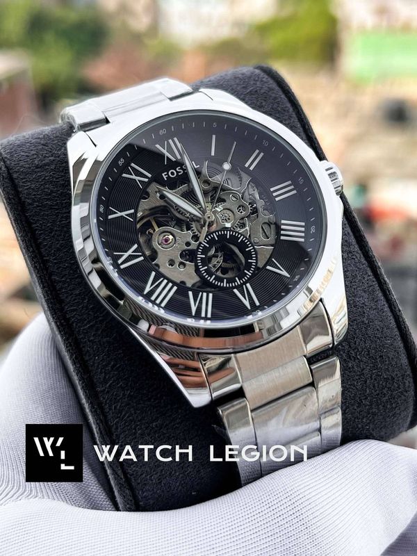 FOSSIL AUTO CH 60 SEC DESIGN BLACK