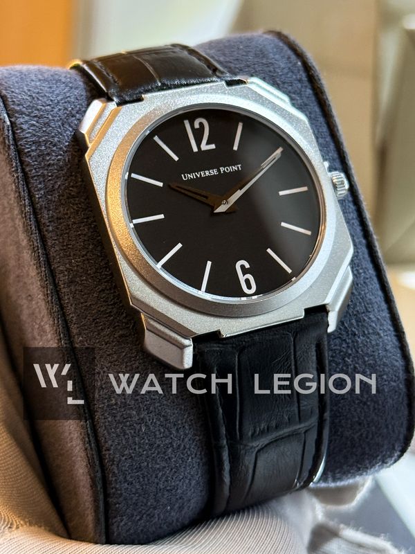 UNIVERSE POINT SLIM DIAL BLACK BELT UP1988-1205