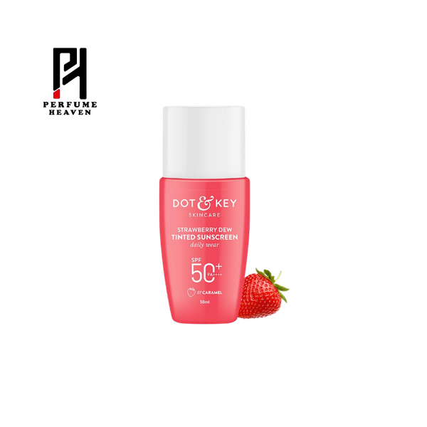 Dot & Key Strawberry Dew Tinted Sunscreen SPF 50+ PA++++ 07 Caramel (50ml)