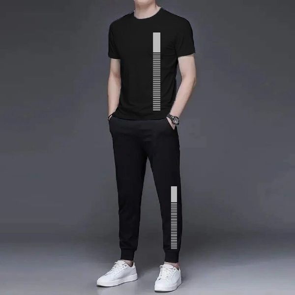 Printed Half Sleeve T-Shirt & Full pant Set