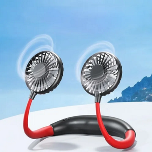 Neck Fan Portable 2000 mAh Rechargeable With USB (Neck Fan / Kitchen Fan / Sports Fan) - Image 4
