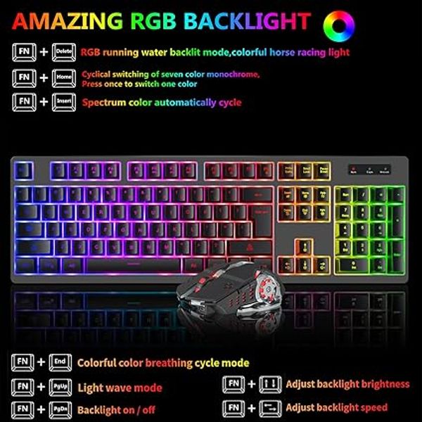RGB 699GS Wireless RGB wireless Keyboard Mouse