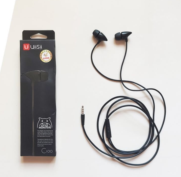 UiiSii C100 Earphone- Black