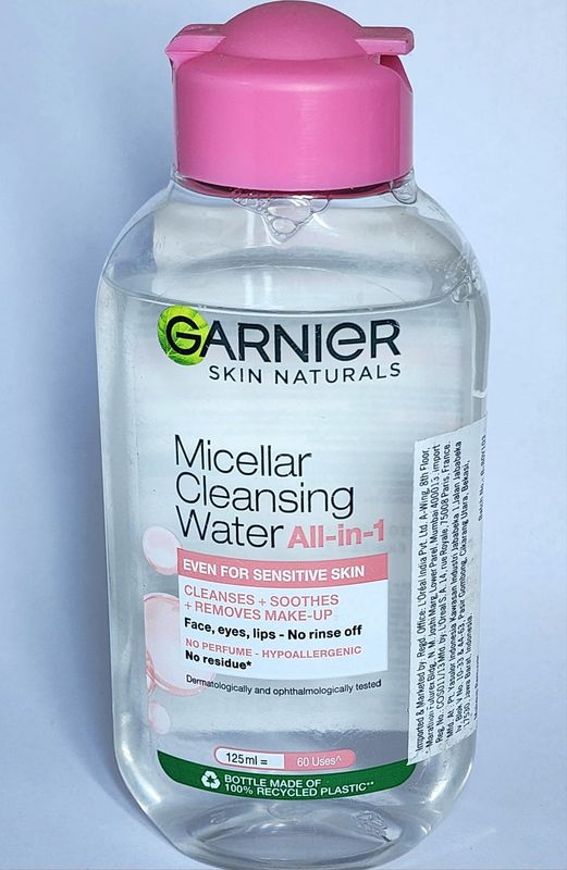 Garnier micellar cleansing water