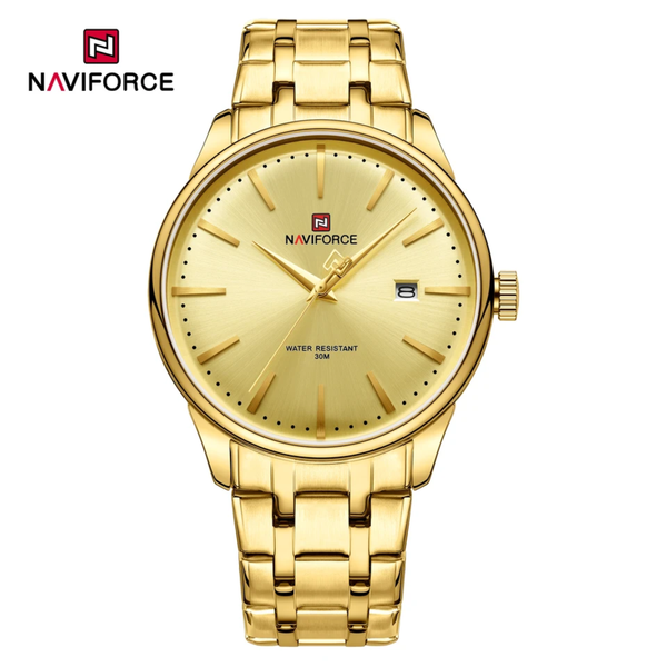 Naviforce 9230 Golden Men’s Watch Price in Bangladesh