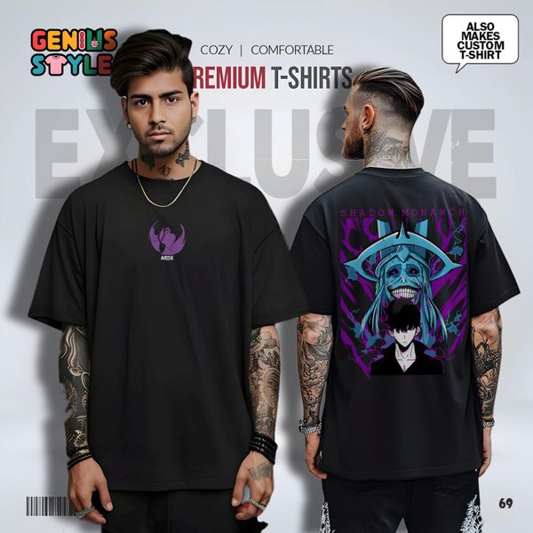 Shadow Monarch (Solo Leveling) Anime T-shirt - 69