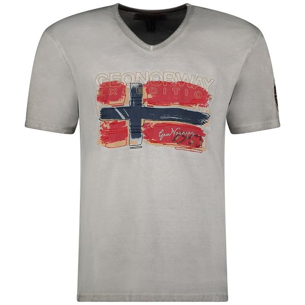 V-neck T-shirt Light Grey Light Grey