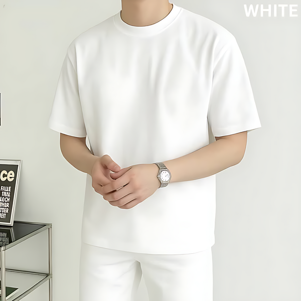 Solid Drop Shoulder Tshirt
