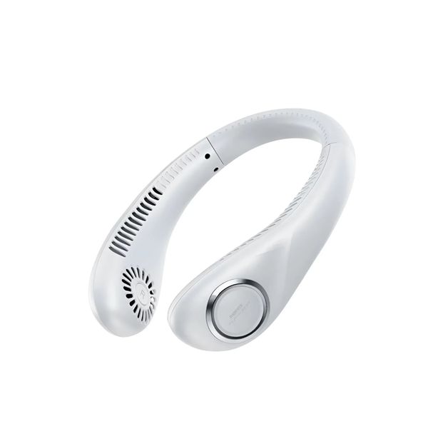 Remax F23 Icying Series Bladeless Neckband Fan – White .