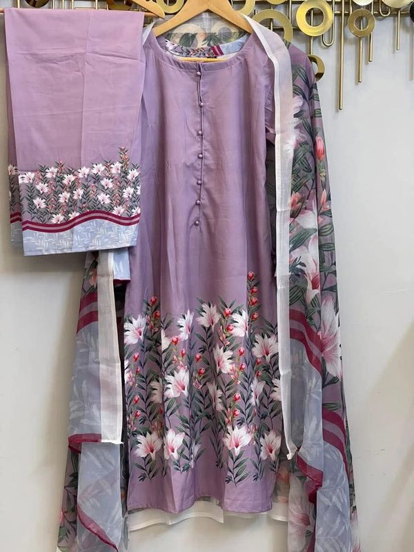 Digital Printed Three piece