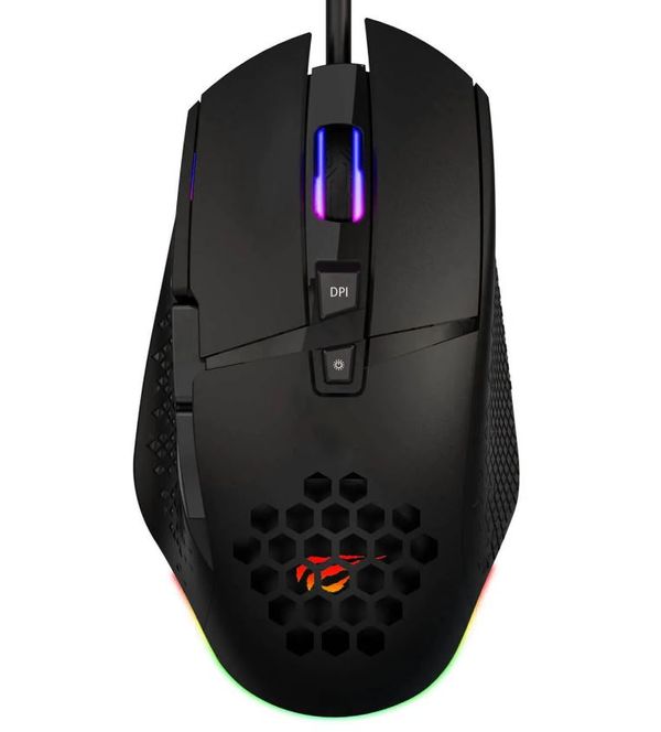 Havit HV-MS1022 RGB LED Honeycomb Design 8 Buttons Gaming Mouse