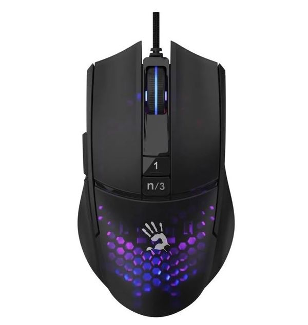 A4tech Bloody L65 Max Honeycomb Lightweight RGB Wired Gaming Mouse