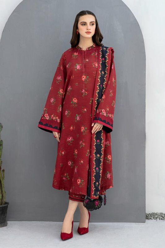 Baroque khaddar 3pcs