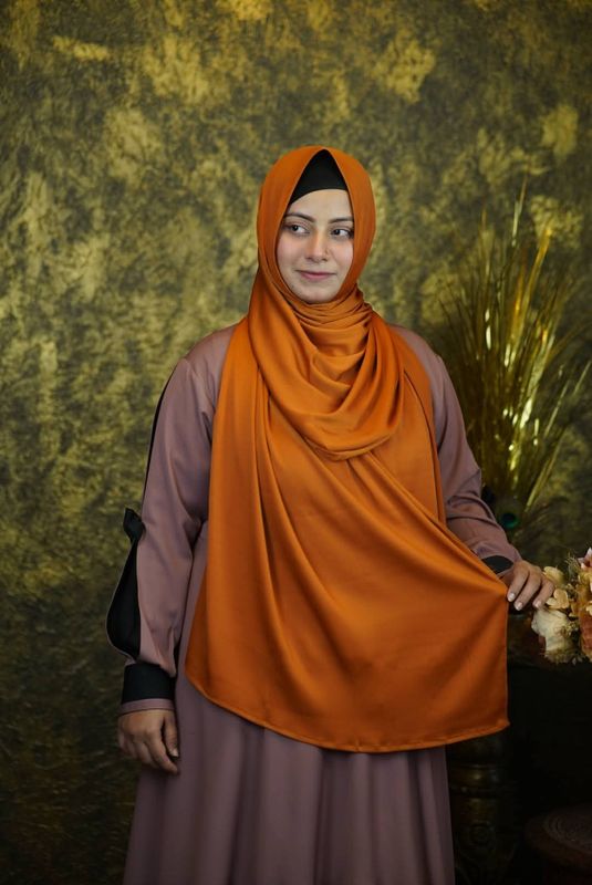 Premium Zafran silk hijab