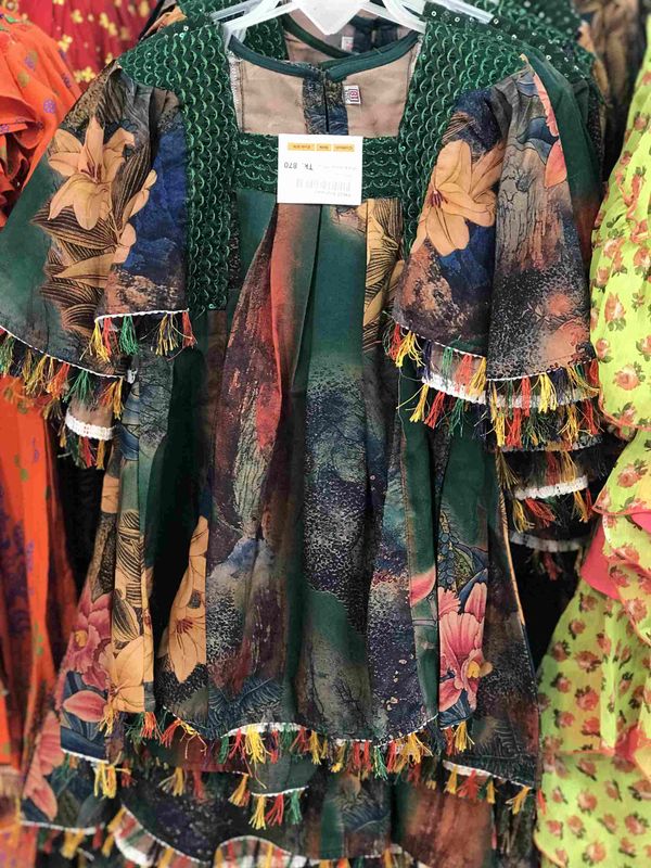 Girls Embroidered Frocks & Party Dresses - Eid Collection - Palli পল্লী