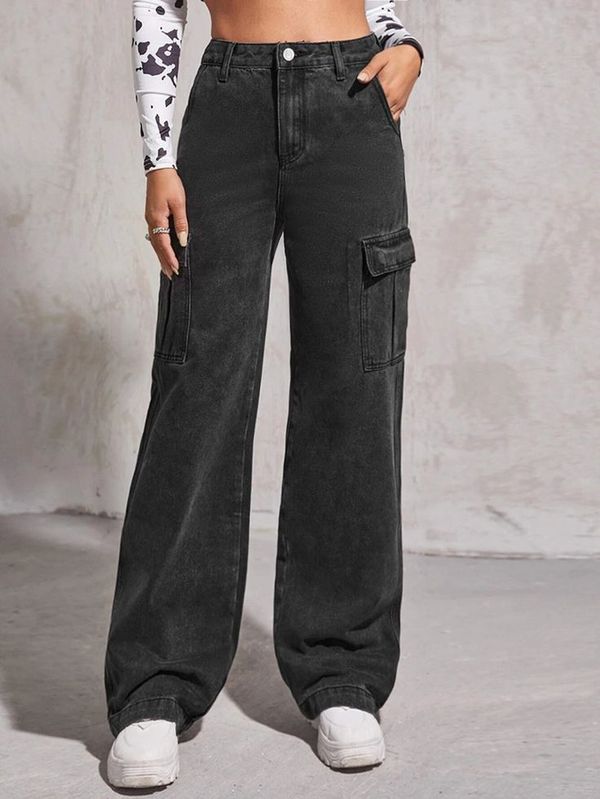 Ash Black cargo denim