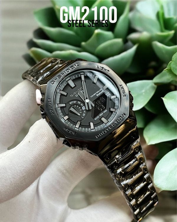 Gshock Steel Series Black (AAA)