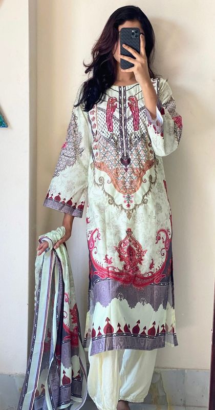Premium Cotton Readymade Three piece