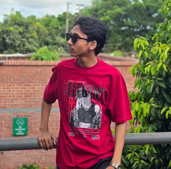 oversized drop shoulder t-shirt