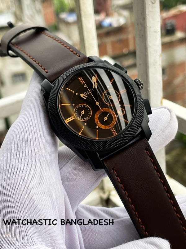 Fossil Belt Chrono Brown Glass