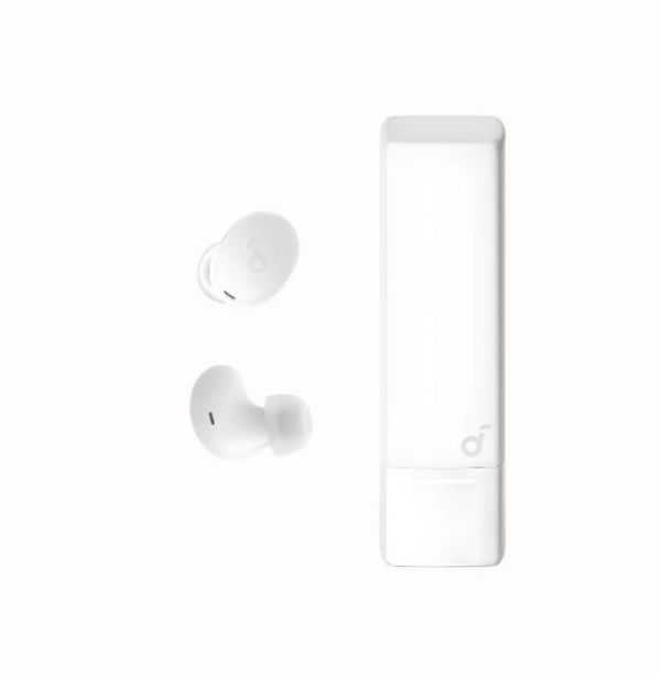 Anker Soundcore A30i Lipstick-Shaped Smart Noise Cancelling Earbuds – White