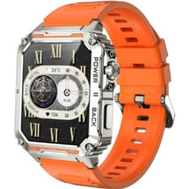 VALDUS VD38 Smartwatch Outdoor Recreation Watch Dynamic LED Luminous Effect Support Waterproof-Orange Color