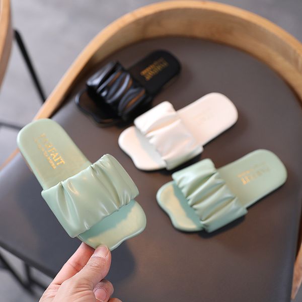 Kids Girls Summer Korean Slippers Stylish Beach Sandals (3 years to 8 years)