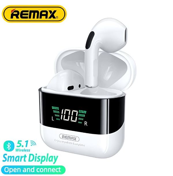 Remax TWS-10 Plus Dynamic Bluetooth Earphones with Digital Display