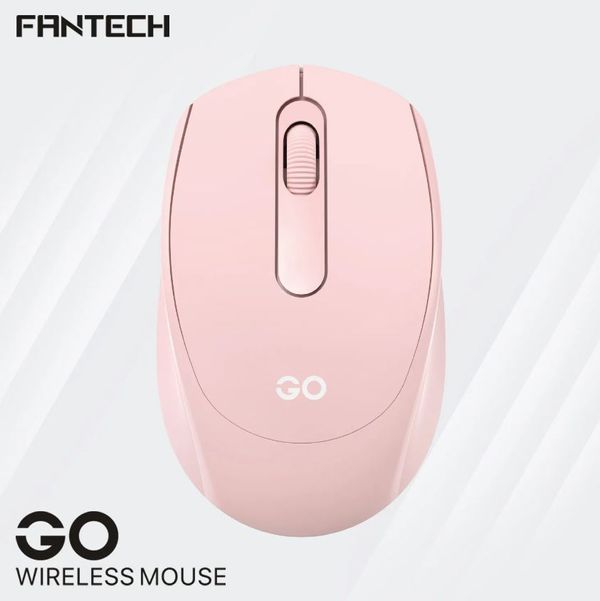 Fantech W603 Go Wireless Mouse – Pink Color