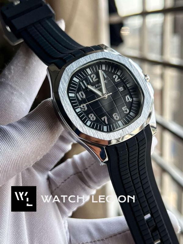 PATEK AQUANAUT SILVER & BLACK